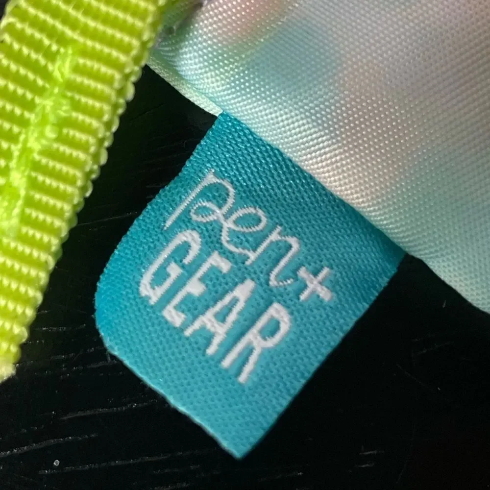 Pen+Gear Pastel Tie Dye Three Pocket Pencil Bag w/Erasers/Stapler/Pencils